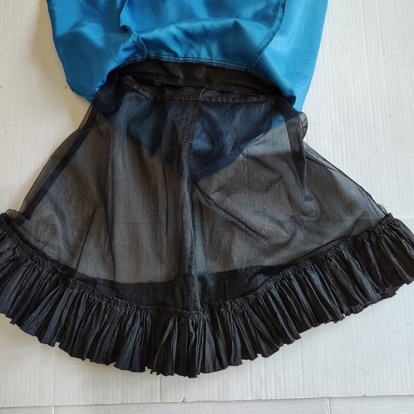 Jessica McClintock Gunne Sax Lace Corset Taffeta Chiffone Dress Size S Tag Sz 5 - Picture 7 of 16